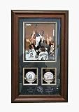 8 x 10 Vertical Picture and Double Baseball Shadow Box with Black Frame
