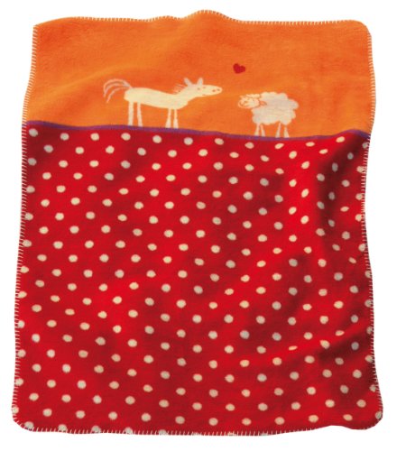 David Fussenegger 21361570 Babydecke 75 x 100 cm, Pferd/P&uuml;nktchen mit Zierstich Preisvergleich