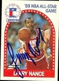 Larry Nance Autographed/Hand Signed Basketball card (Cleveland Cavaliers) 1989 Hoops All Star #217