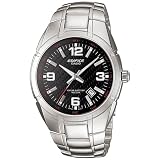 Casio #EF125D-7AV Men's Edifice Stainless Steel 10 Year Battery 100M Sport Analog Watch