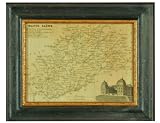 18th Century French Cartographical Framed Art