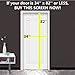Premium Heavy Duty Mesh & Velcro Magnetic Screen Door Top-to-Bottom Seal - KEEP MOSQUITOES, BUGS and INSECTS OUT. Toddler And Pet Friendly - For Doors 36
