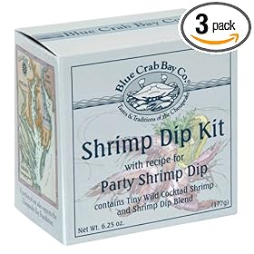 Blue Crab Bay Co. Shrimp Dip Kit, 6.25-Ounces (Pack of 3)