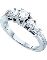 1.26CT-DIA 0.90CT-RD BRIDAL RING