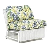 Lloyd Flanders Casa Grande White Armless Sectional With Cantwell Fabric