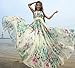 Medeshe(TM) Women's Summer Floral Long Beach Maxi Dress Lightweight Sundress