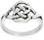 Sterling Silver Center Celtic Design Ring