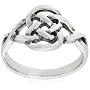 Sterling Silver Center Celtic Design Ring