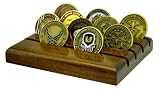 12 Coin, Solid Cherry, Dark Stain, Military Challenge Coin Holder, Flat 51SAlnmHQkL. SL160 12 Coin, Solid Cherry, Dark Stain, Military Challenge Coin Holder, Flat