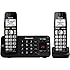 Panasonic KX-TGE242B DECT 6.0 Expandable Digital Cordless Answering System, 2 Handsets