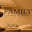 Wall Appliqué - Family A Journey To Forever