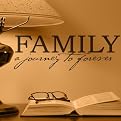 Wall Appliqué - Family A Journey To Forever