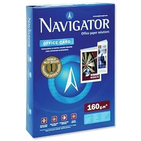 Navigator Office Premium Card High Quality 160gsm A4 Bright White - Ref PCO160F1 [250 Sheets]