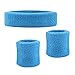 Hoter Sweatband Set Sports Headband Wristband Set Sweatbands Terry Cloth Wristband Athletic Exercise Basketball Wrist Sweatband and Headbands Moisture Wicking Sweat Absorbing Head Band
