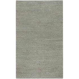 Home Weavers Cabana Joe Tropics 5-Feet by 8-Feet Hand Woven Rug, gray texture by Home Weavers