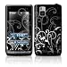 B&W Fleur Design Protective Skin Decal Cover for LG Dare Cell Phone