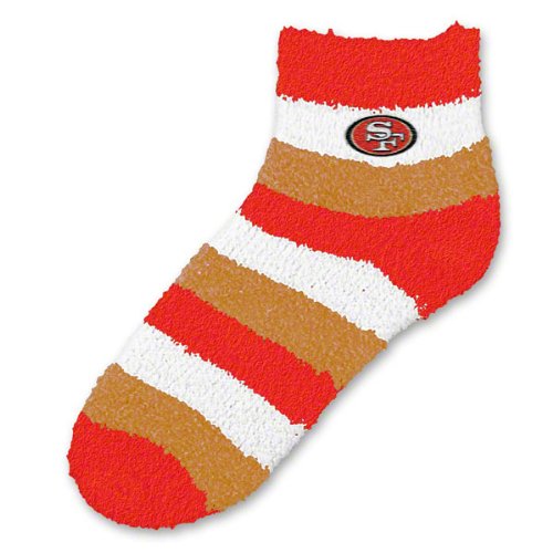San Francisco 49ers Women's Pro Stripe Sleep Soft Socks