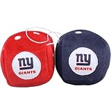 New York Giants Fuzzy Dice
