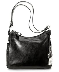 Giani Bernini Handbag, Glazed Leather Hobo, Medium
