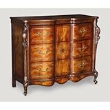 Three Drawer Hall Chest in Medium Brown Three Drawer Hall Chest in Medium Brown