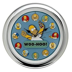 Homer Simpson Talking Wall Clock