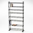 Atlantic Maxsteel 3020 440 CD/228 DVD/BluRay/Games 8-Tier Media Rack (Black)