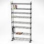 Atlantic Maxsteel 3020 432 CD/228 DVD/114 VHS/ 8-Tier Media Rack (Black)