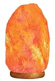 WBM 11-Inch Tall Himalayan Natural Crystal Salt Lamp 20-27-Pound with Bulb and Cord