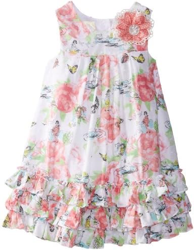 Laura Ashley London Girls 2-6X Butterfly Garden Dress