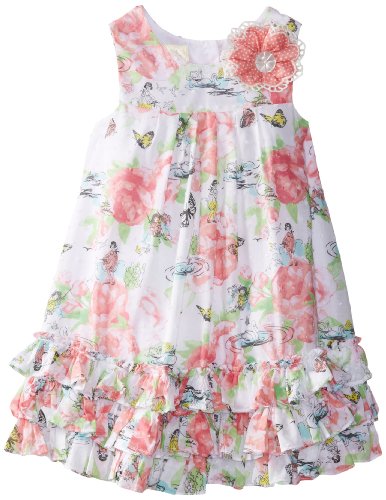 Laura Ashley London Girls 2-6X Butterfly Garden Dress