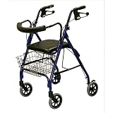 Folding Rollator/Walker - Blue