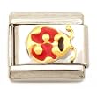 Enamel Ladybug Italian Charm Stainless Steel 9mm