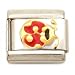 Enamel Ladybug Italian Charm Stainless Steel 9mm