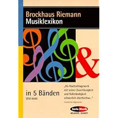Brockhaus Riemann Musiklexikon. Buch und CD-ROM f�r Windows ab 3.1/95/98/ME/NT oder 2000: A - D / E - K / L - Q / R - Z. Erg�nzungsband A - Z: 5 Bde.