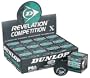 Dunlop Competition - Single Yellow Dot Squash Balls (One dozen)