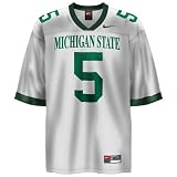Nike Michigan State Spartans #5 White Replica Football Jersey