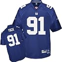 Justin Tuck Blue Reebok NFL Premier New York Giants Jersey
