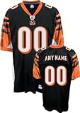Cincinnati Bengals Personalized Authentic Black Jersey - 52