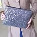 Silver Dazzling Glitter Sparkling Bling Sequins Handbag Clutch Evening Party Bag