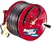 Tools & Hardware : Rapid Reel GH164-PL-R Red Garden Hose Reel Parallel Wall Mount
