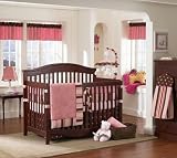 Raspberry Truffle 4 Piece Crib Bedding Set by Banana Fish