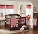 Raspberry Truffle 4 Piece Crib Bedding Set by Banana Fish