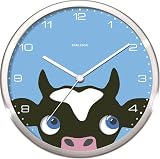 KARLSSON ウォールクロック ピークアブー カウ    322035