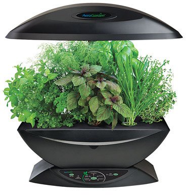 AeroGrow AeroGarden with Gourmet Herb Seed Kit, Black
