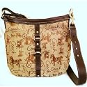 Coach Chelsea Horse & Carriage Zip Duffle Hobo Handbag 14036
