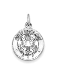 Sterling Silver Us Army Medal