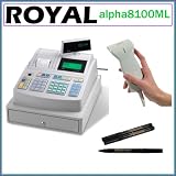 Royal alpha8100ML Electronic Cash Register 200 Departments 3000 Price Look-up...