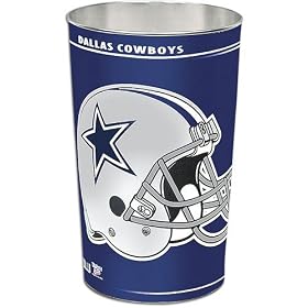Cowboys WinCraft NFL Wastebasket