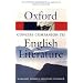 The Concise Oxford Companion to English Literature
