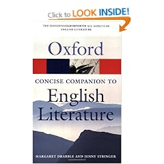 The Concise Oxford Companion to English Literature (Oxford Paperback Reference)